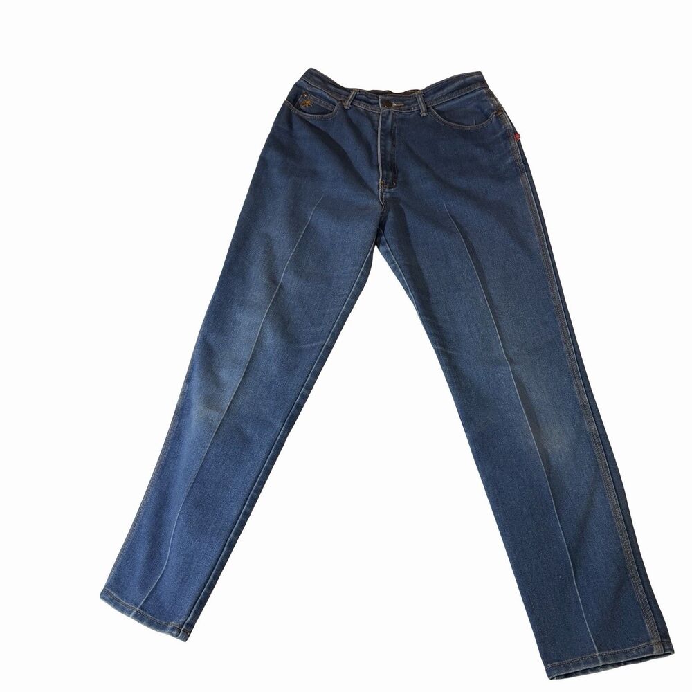 Vintage Braxton Jeans Junior Size 13 Dark Denim High Rise Stretch Slim Y2k Ankle